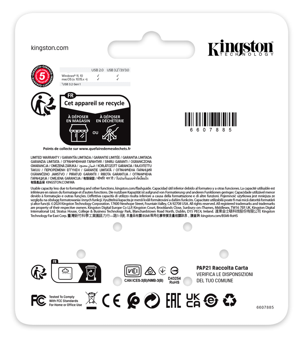 Kingston Technology DataTraveler SE9 G3 128 Go USB 3.2 Gen 1 - Nickel foncé