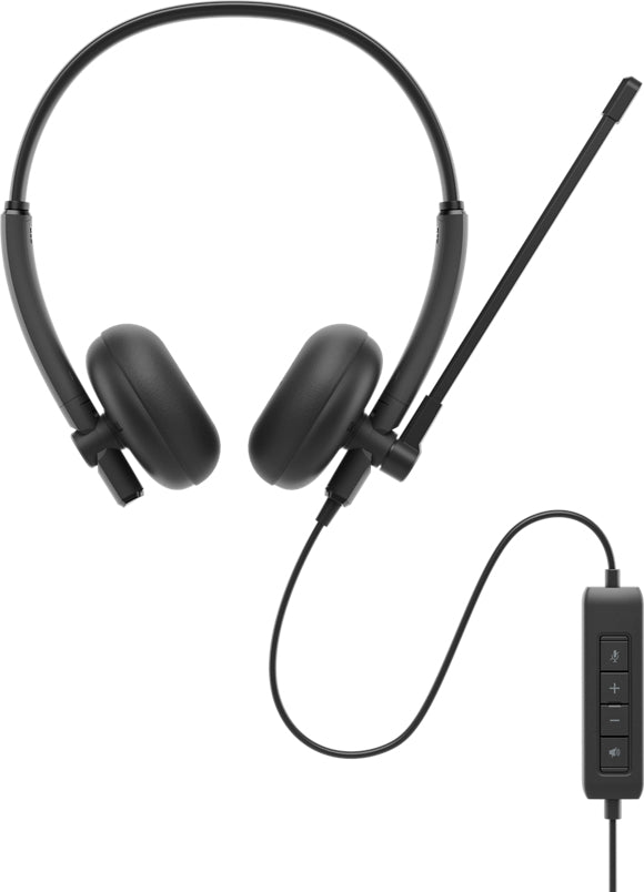 DELL WH125 Casque Avec fil Arceau Bureau/Centre d'appels USB Type-A Noir