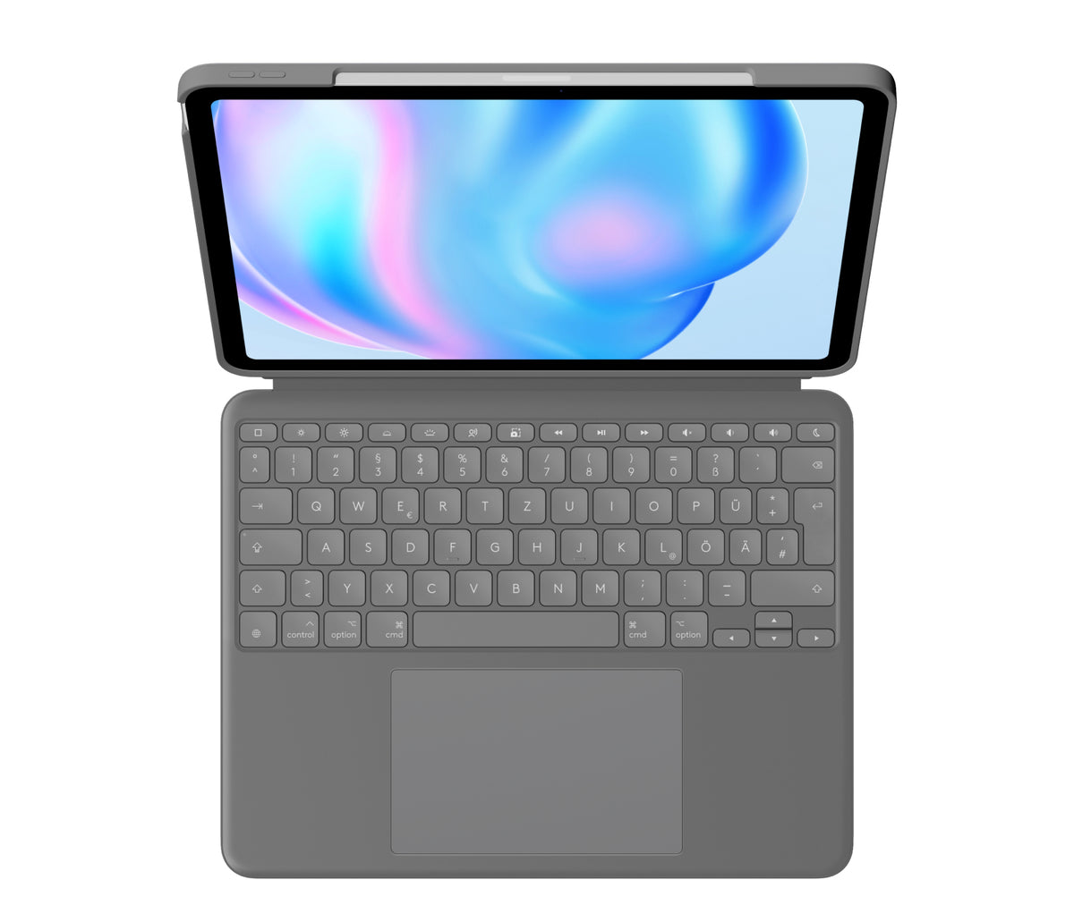 Logitech Combo Touch Tastatur og folio-kasse Saks 16-niveau Kablet Tysk