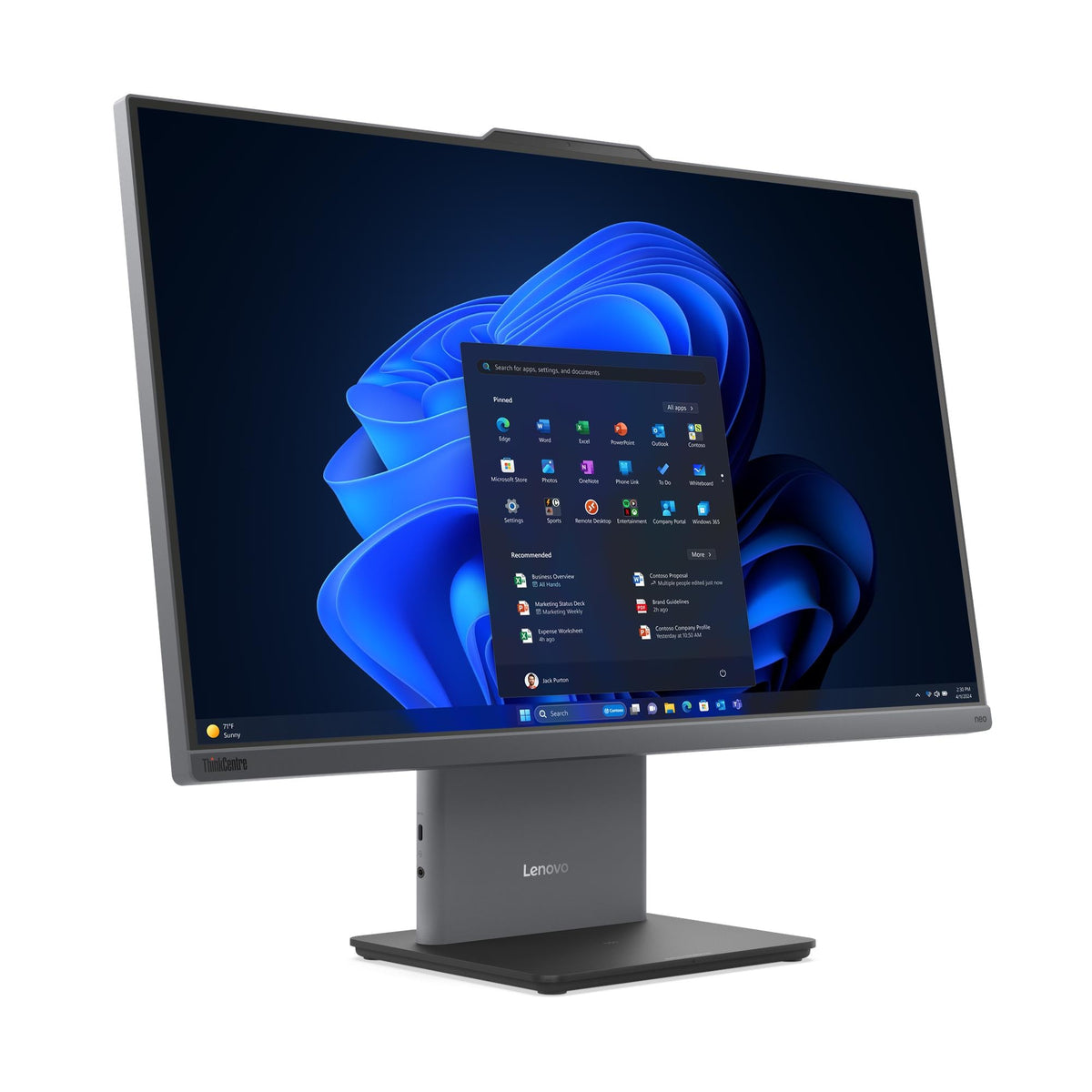 Lenovo ThinkCentre neo 50a 24 Gen 6 LNL 13QH AIO Core Ultra 5 226V 16GB 512GB Intel Arc Graphics 130V Windows 11 Pro