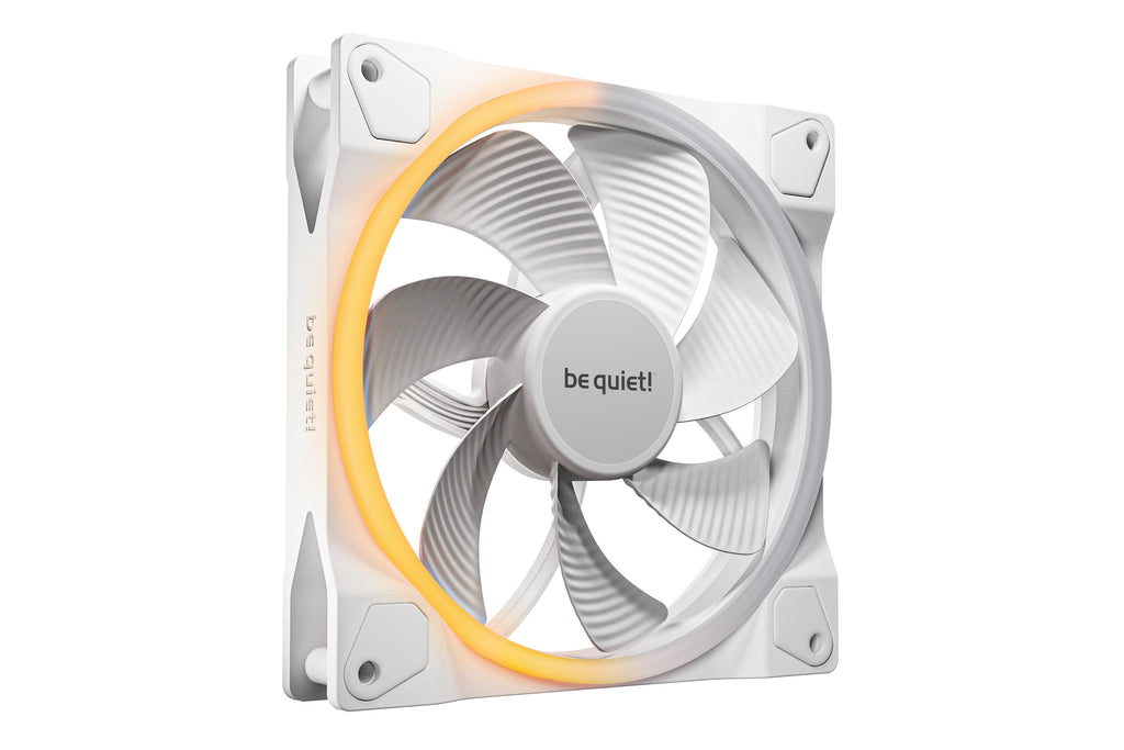 be quiet! Light Wings 140 mm PWM Reverse White | Ventilateur PC ARGB reverse blanc