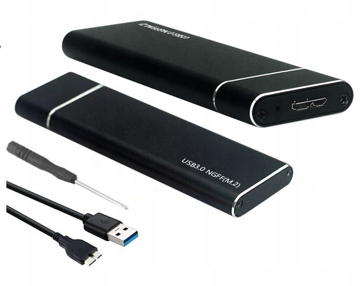 Adaptateur SSD M.2 USB 3.0 NGFF avec boîtier M.2 SATA Zenwire BS-2809S