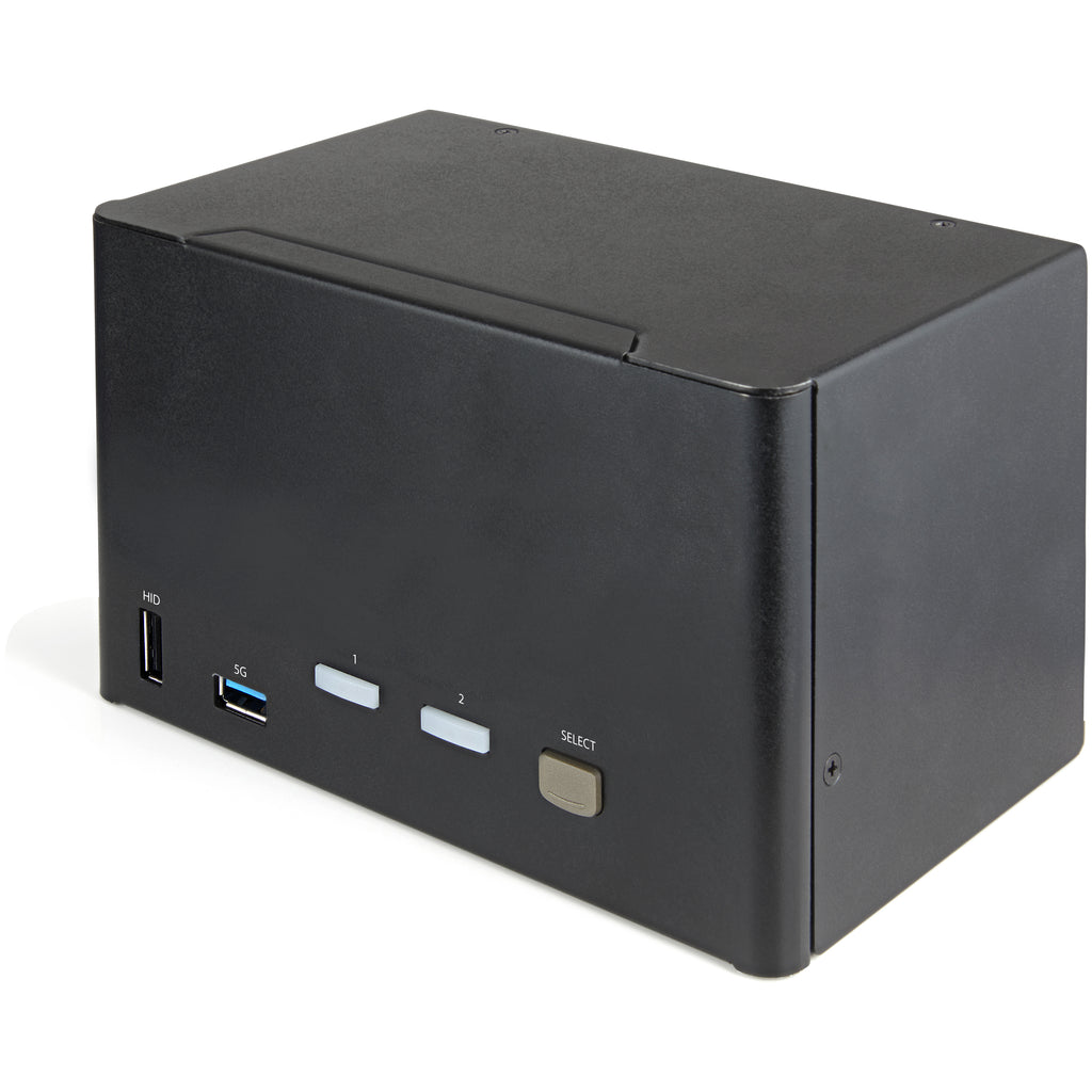 StarTech.com Switch KVM 2 Ports Quadruple Écran DisplayPort 4K 60Hz UHD HDR avec Hub USB 3.0