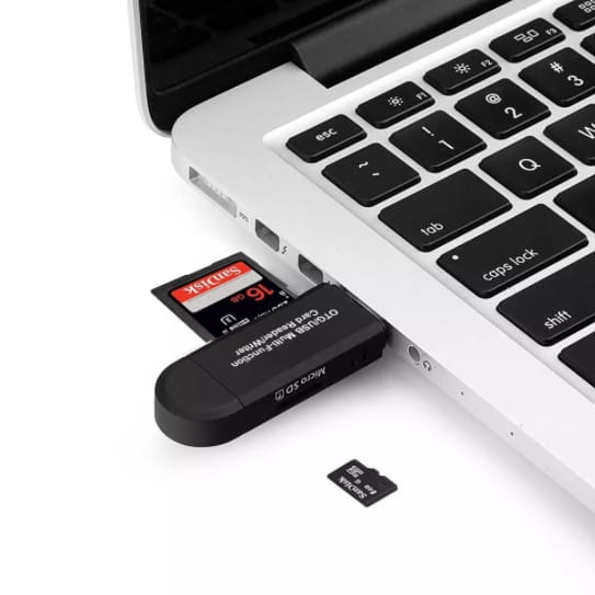 Lecteur de cartes SD, adaptateur 5-en-1, clé USB, Micro USB, USB-C, OTG, Zenwire BYL-2217TU