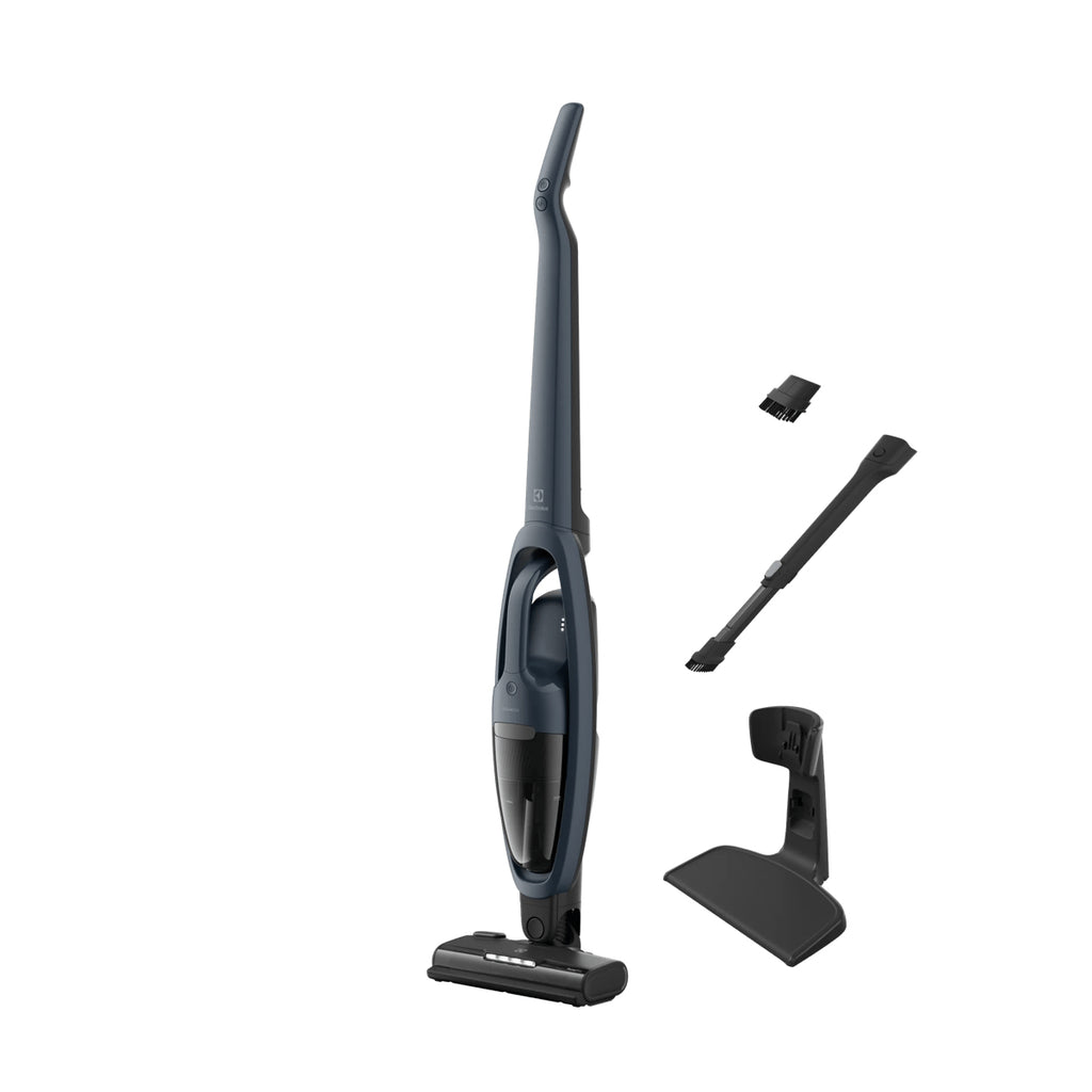 Electrolux ES52CB21DB Aspirateur balai Batterie Sec Cyclonique, mousse, Filtre post-moteur Sans sac 0,3 L 29 W Bleu 2 Ah