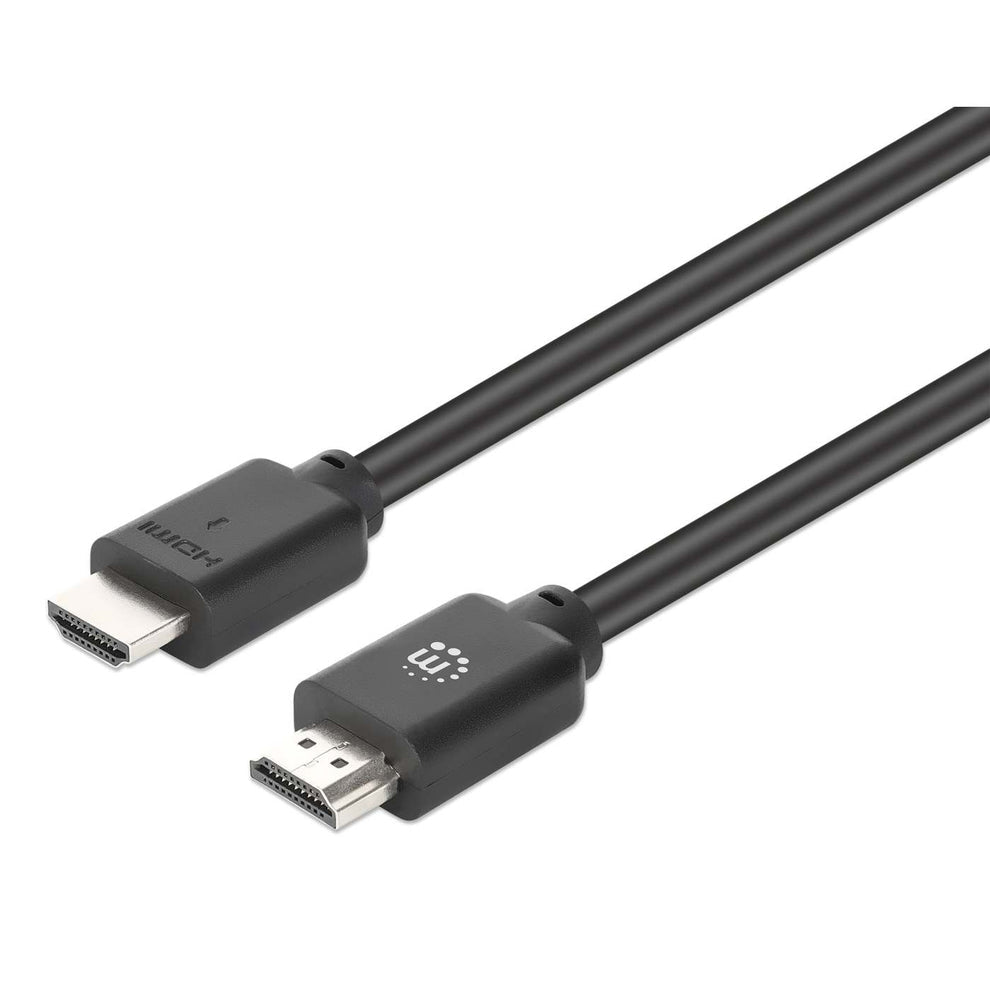 Manhattan Câble HDMI 4K@60 Hz avec Ethernet, 10 m, adapté à TOUT les usages 4K et 1080p/HD - lors de la mise à niveau ou