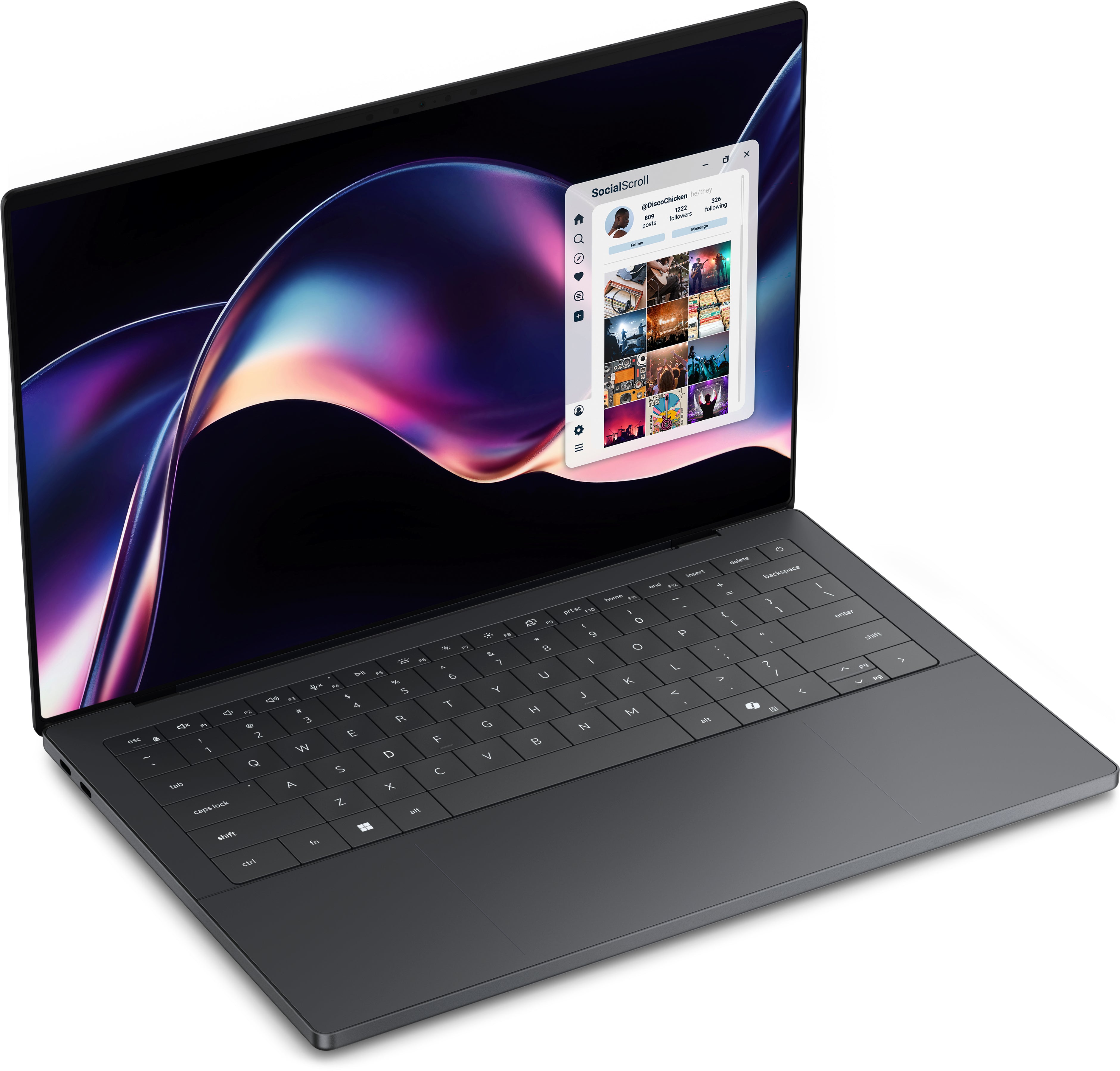 DELL XPS 14 DA14260 Copilot+ PC Intel Core Ultra X7 358H Ordinateur portable 35,6 cm (14") Écran tactile 2.8K 32 Go LPDDR5x-SDRAM 1 To SSD Wi-Fi 7 (802.11be) Windows 11 Pro Graphite Nordique