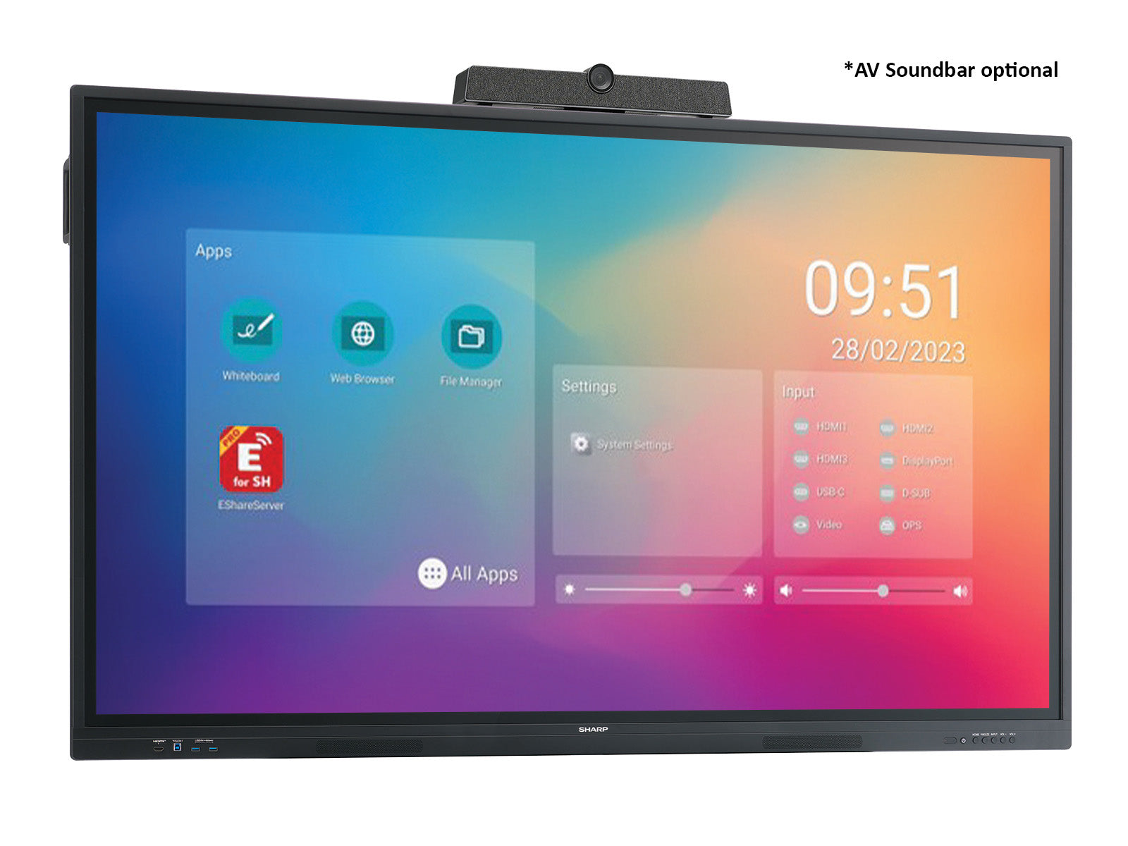 Sharp PN-LC652 165,1 cm (65") LCD 3840 x 2160 pixels 4K Ultra HD