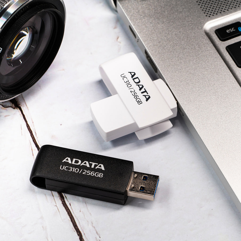 ADATA UC310 lecteur USB flash 256 Go USB Type-A 3.2 Gen 1 (3.1 Gen 1) Blanc