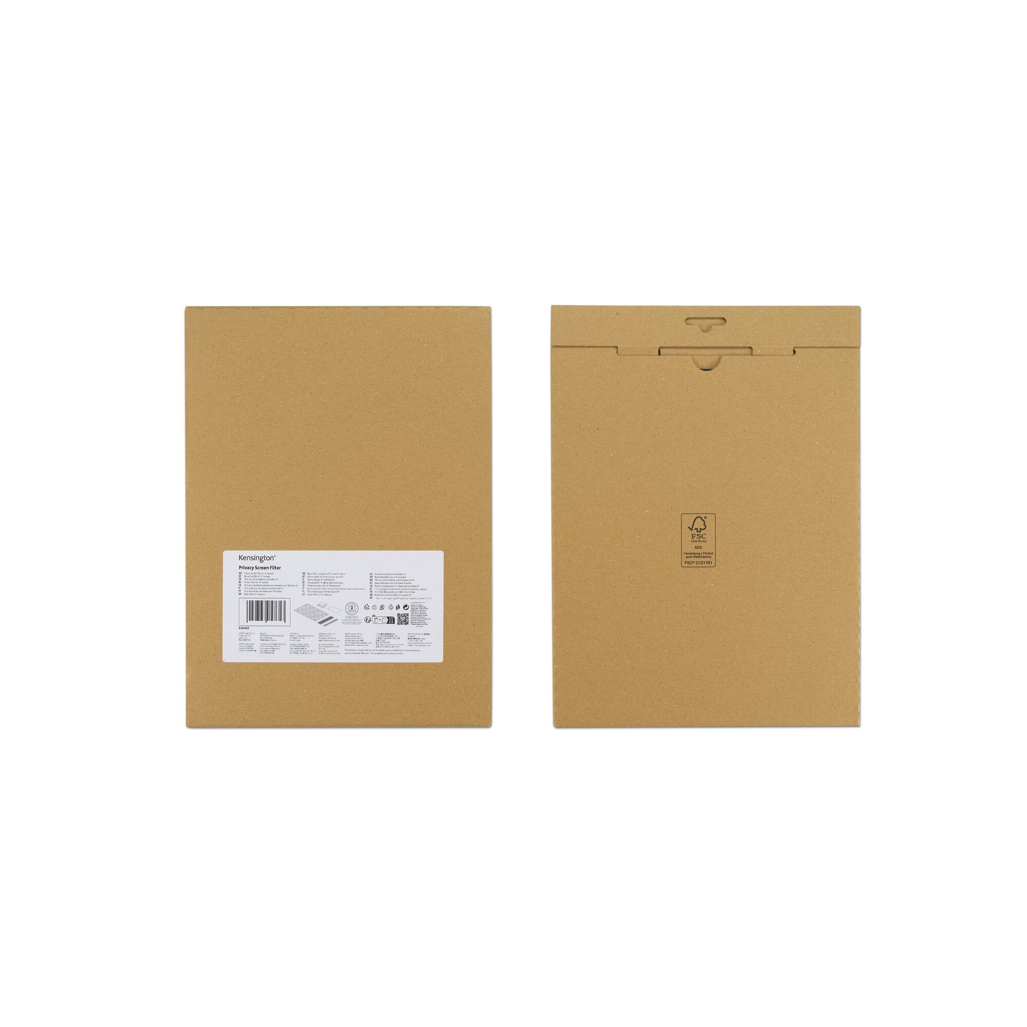 Kensington Filtre de confidentialité amovible 2 directions pour ordinateurs portables 14” 16:10
