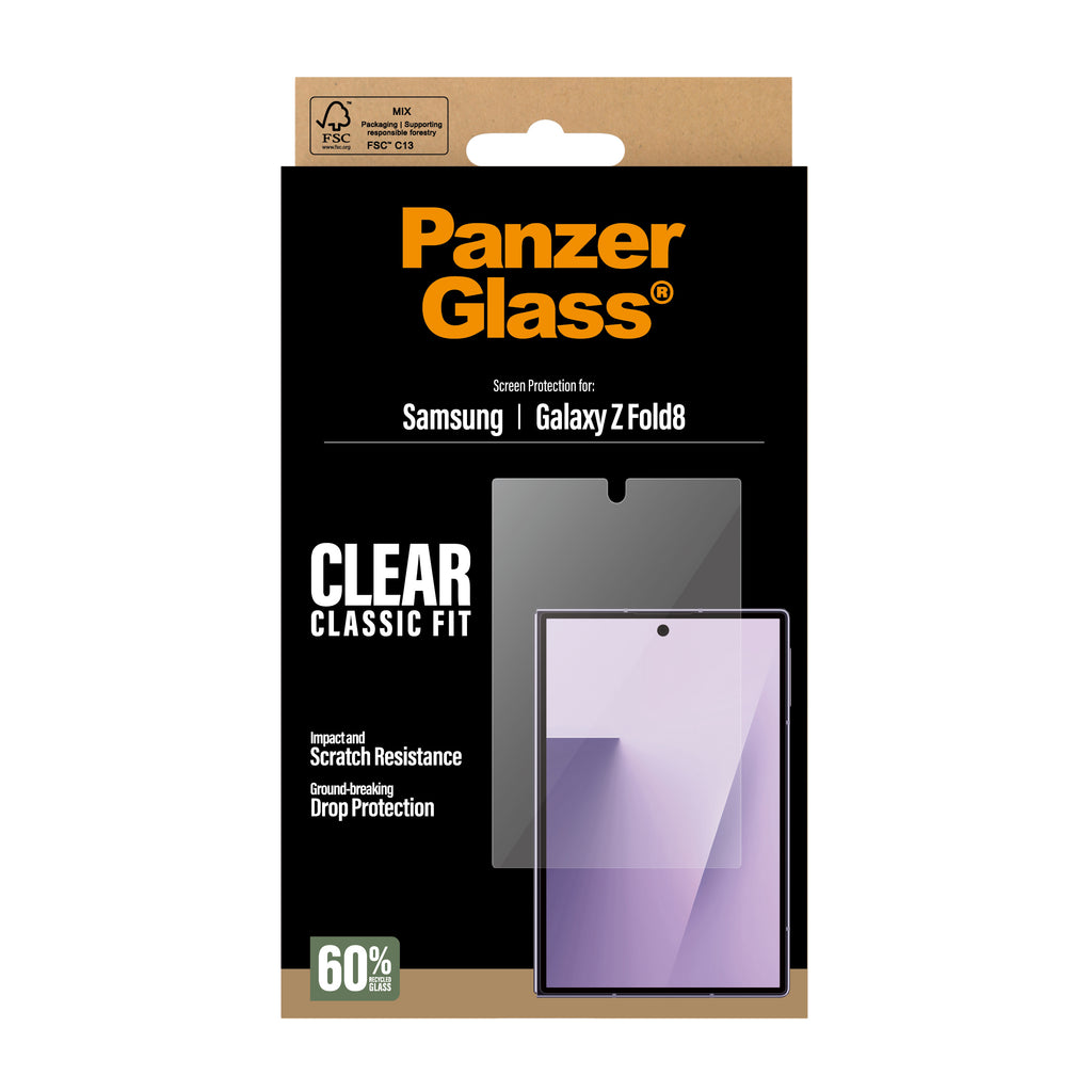 PanzerGlass ® Sub Screen Protector Samsung Galaxy Z Fold8 | Classic Fit Protection d'écran transparent 1 pièce(s) - vue 3