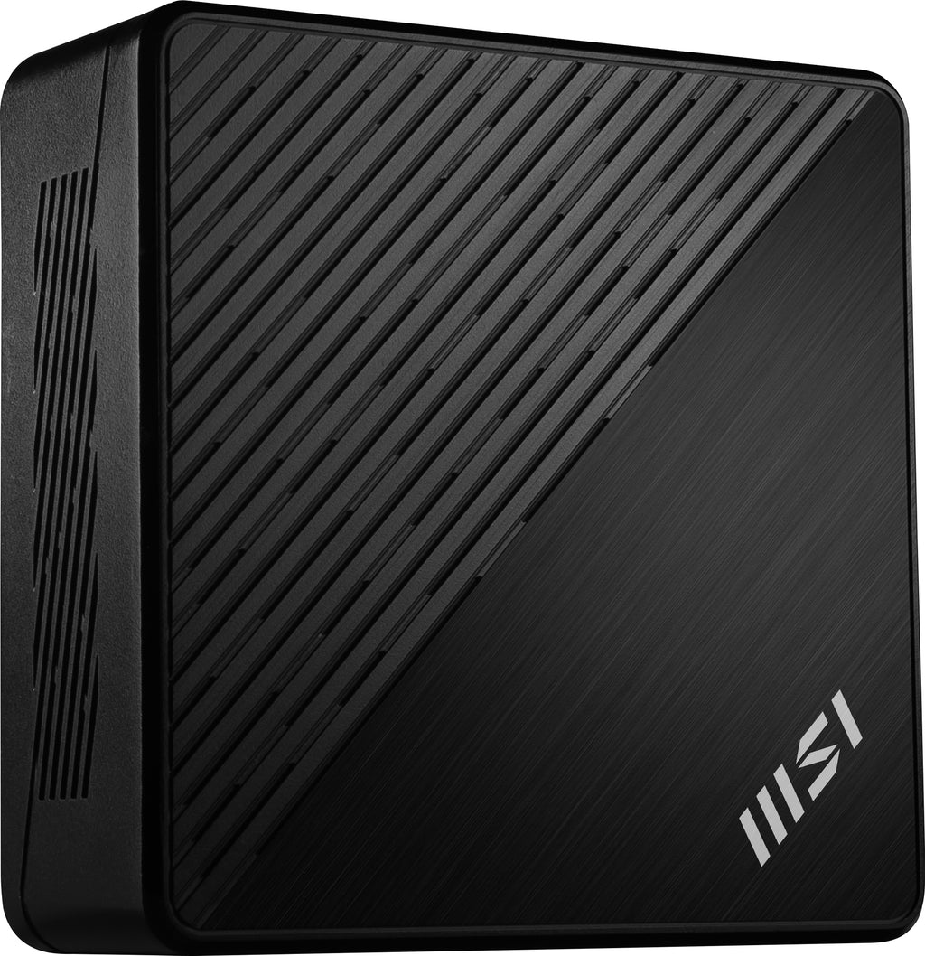 MSI Cubi N ADL S-098EU Intel® N N200 4 Go DDR4-SDRAM 128 Go SSD Windows 11 Pro Mini PC Noir - vue 8