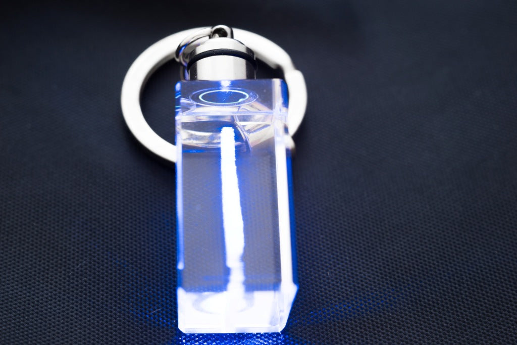 Basenji, African bush dog, Congo dog - Crystal key ring with dog photo, illuminated key ring, unique gift by Art-Dog brand