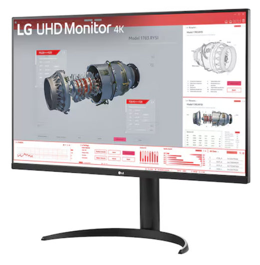 LG 32BR55UK-B Moniteur Docking 32 pouces VA 4K UHD 3840 x 2160 HDMI DisplayPort USB-C