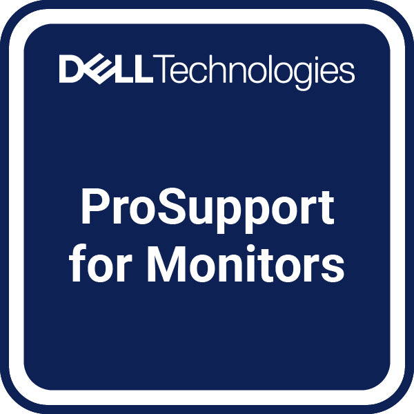 DELL DELL Effectuez une mise à niveau de 3 ans Basic Advanced Exchange vers 5 ans ProSupport for monitors
