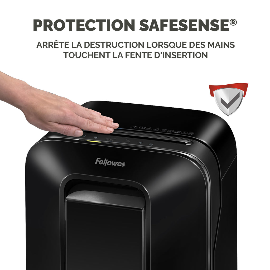 Fellowes Powershred LX200 Destructeur de Papier, Noir