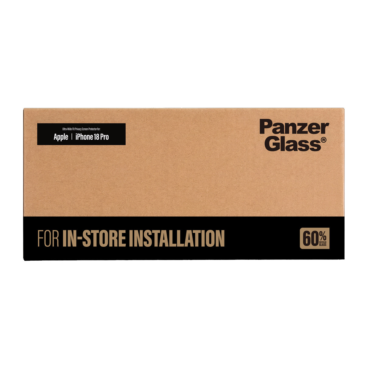 PanzerGlass ® 2-Way Privacy Screen Protector iPhone 18 Pro | Ultra-Wide Fit for FASTFIT Installation Machine | 10 pcs Protection d'écran transparent 1 pièce(s)