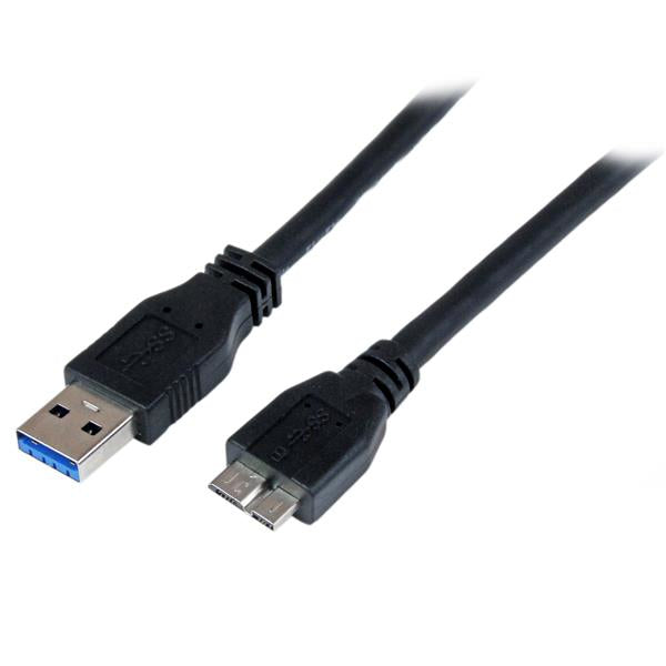 StarTech.com Câble certifié USB 3.0 (5Gbps) A vers Micro B de 1 m - Cordon USB3 SuperSpeed USB A vers USB Micro B - M/M