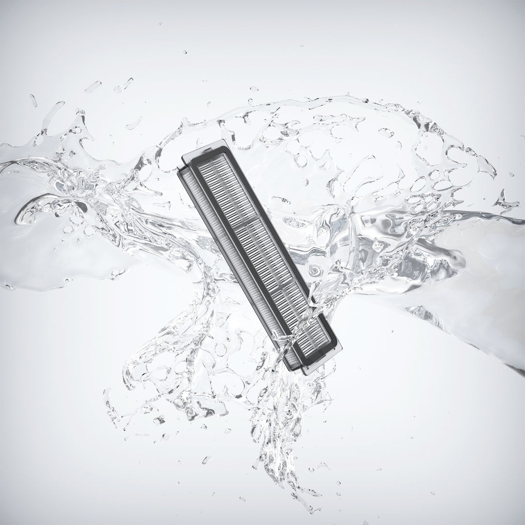 Filtres de Remplacement pour Aspirateur Robot, Compatible RHF1, Lot de 2, Noir/Gris