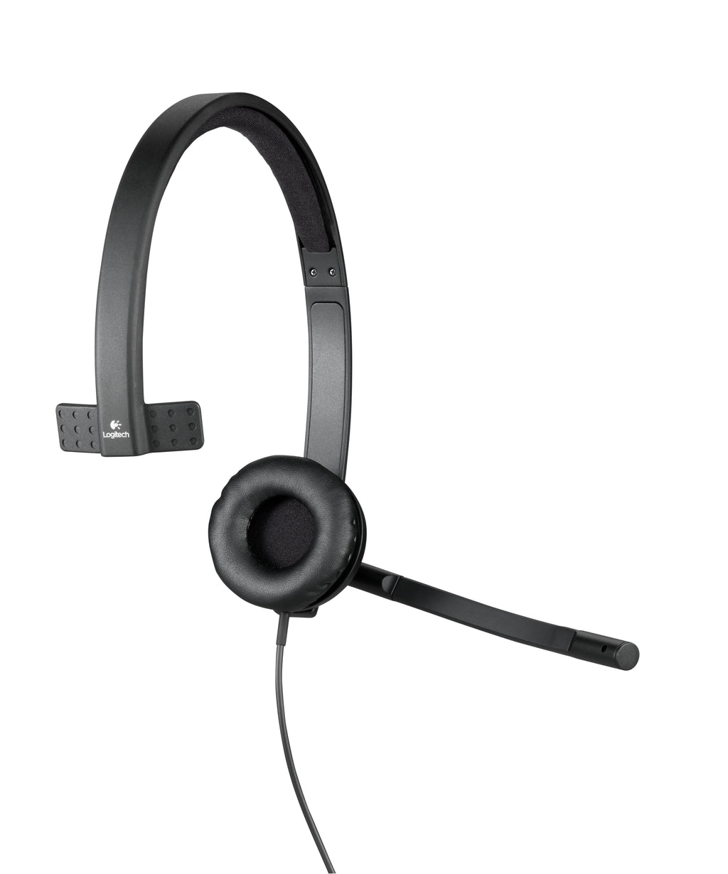 Logitech USB Headset H570e Kablet Høretelefoner Sort