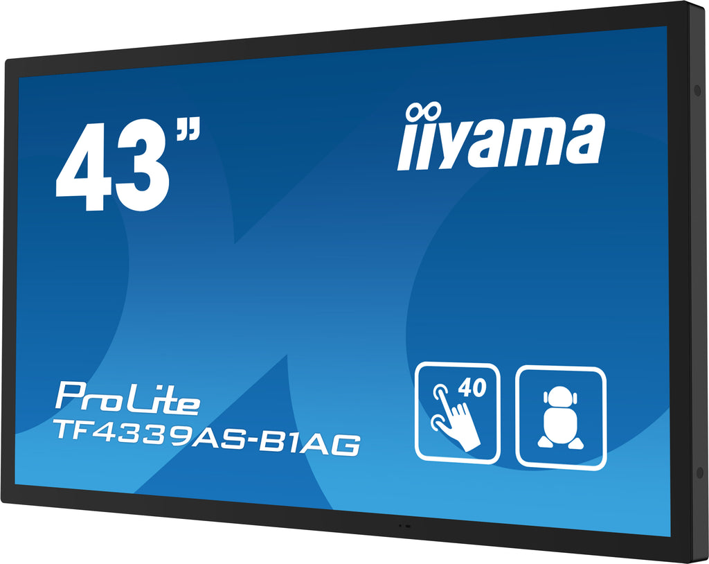 iiyama TF4339AS-B1AG Écran Tactile 108 cm (42.5") 4K Ultra HD LED Noir