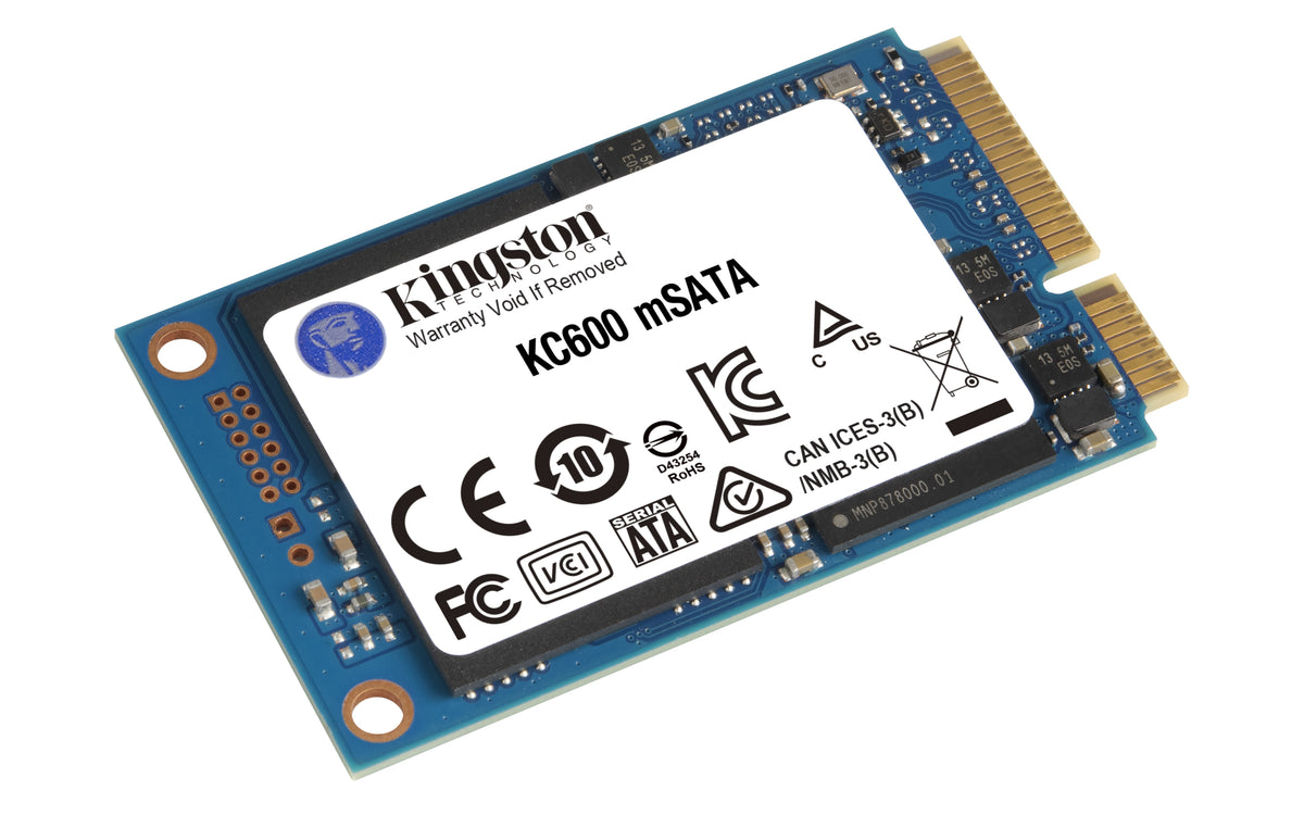 Kingston Technology SSD KC600 mSATA3 de 1 024 Go