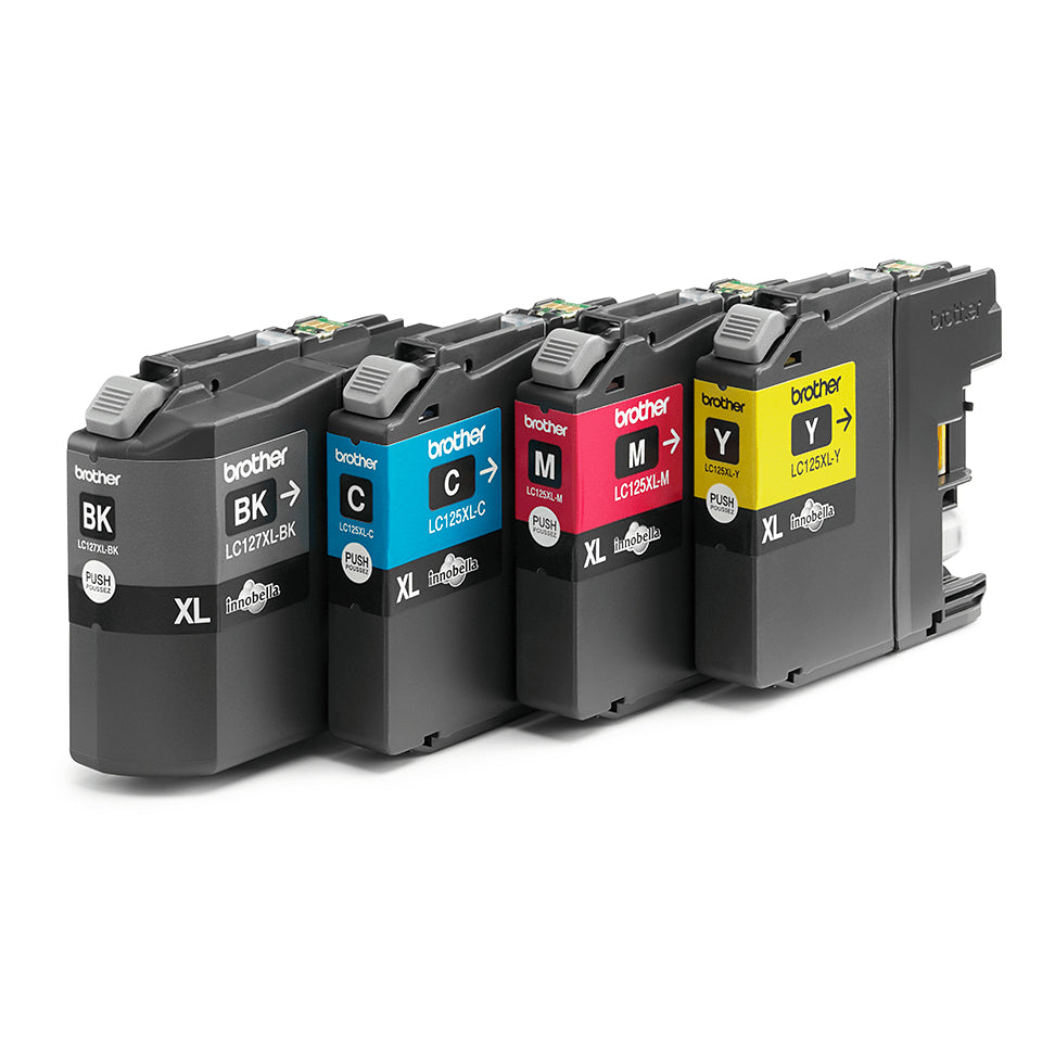 Brother LC-127XLVALBPDR cartouche d'encre 4 pièce(s) Original Noir, Cyan, Magenta, Jaune