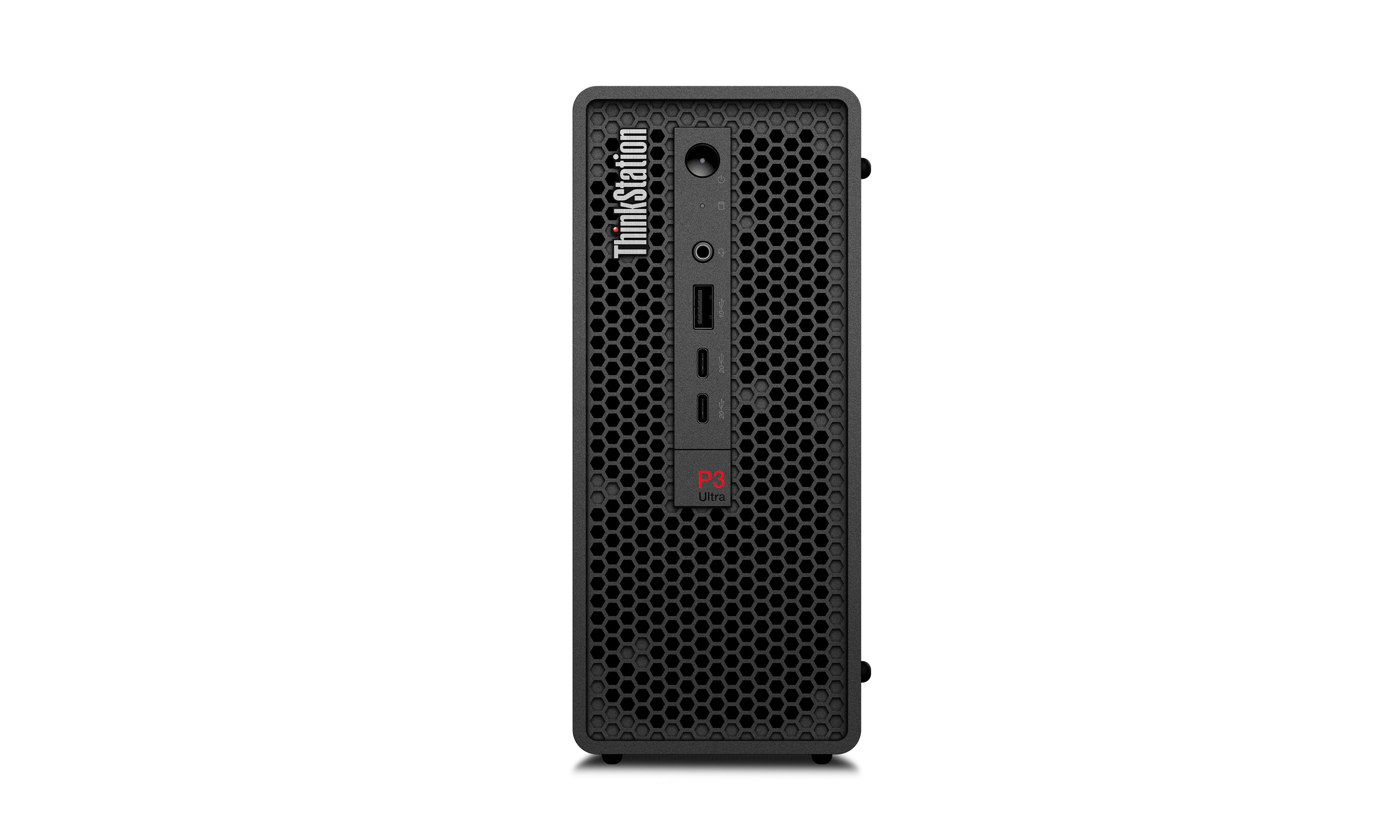 Lenovo ThinkStation P3 Ultra SFF Gen 2 Intel Core Ultra 7 265K 32 Go DDR5-SDRAM 1 To SSD NVIDIA RTX A1000 Windows 11 Pro Mini Tower Station de travail Noir
