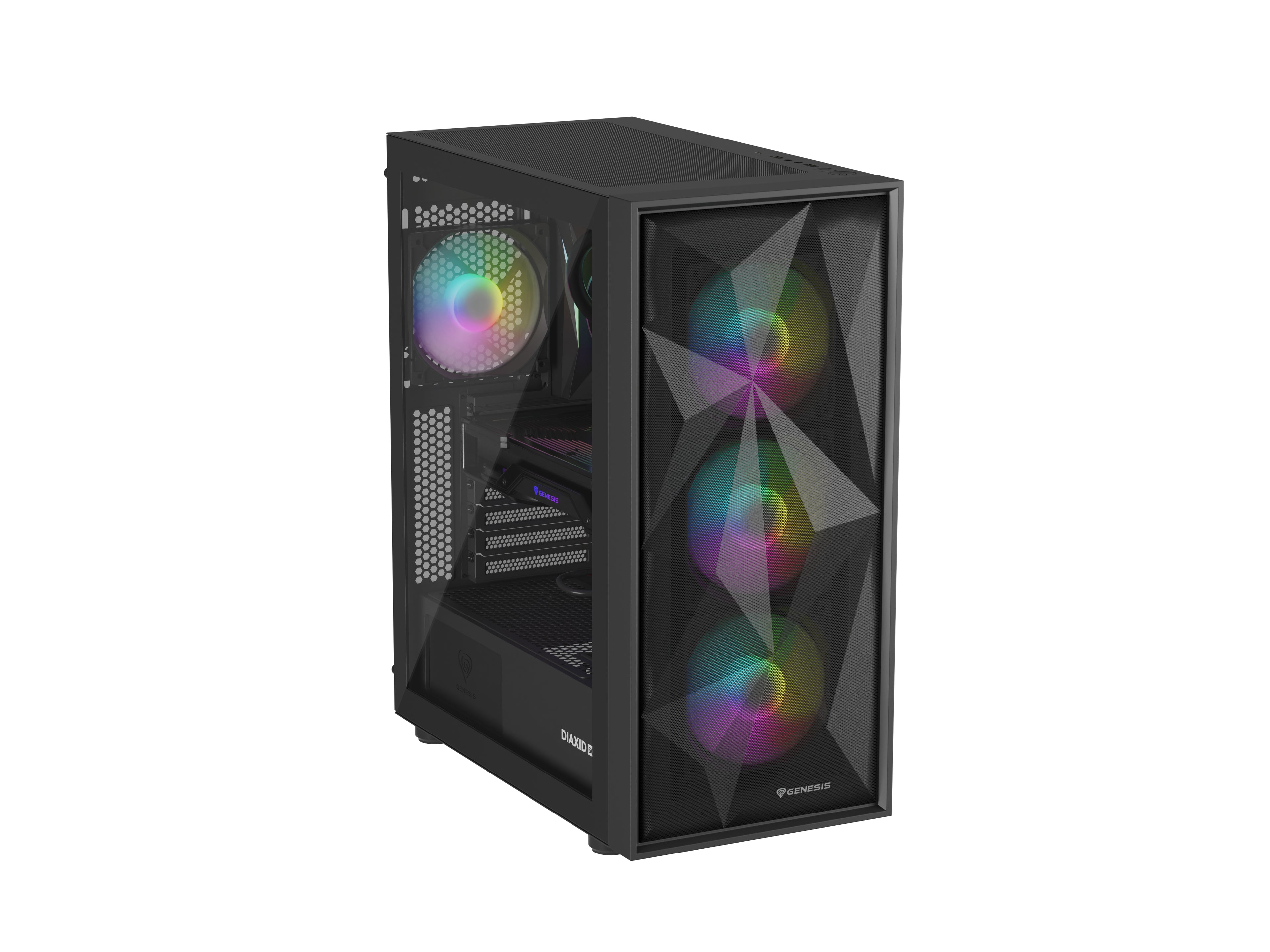 GENESIS Diaxid 605 ARGB Midi Tower Noir