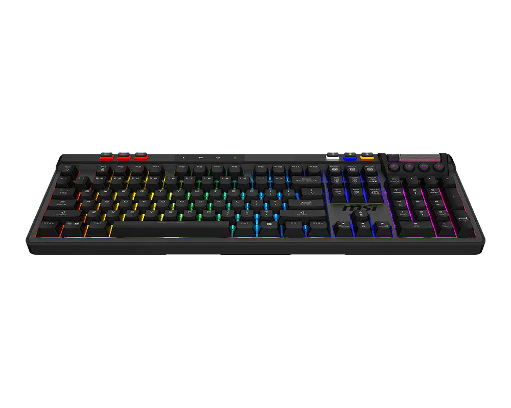 MSI STRIKE PRO WIRELESS clavier Gaming USB + Bluetooth QWERTY Anglais américain Noir