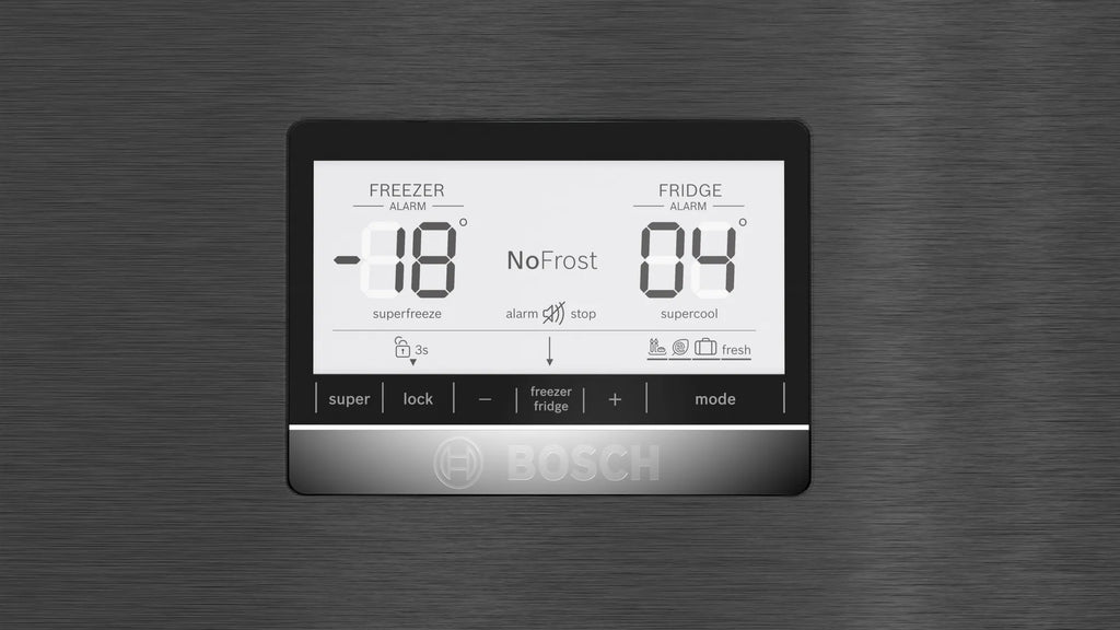 Bosch Bosch Serie 6 KGN76AXDR réfrigérateur-congélateur Pose libre 406 L Noir