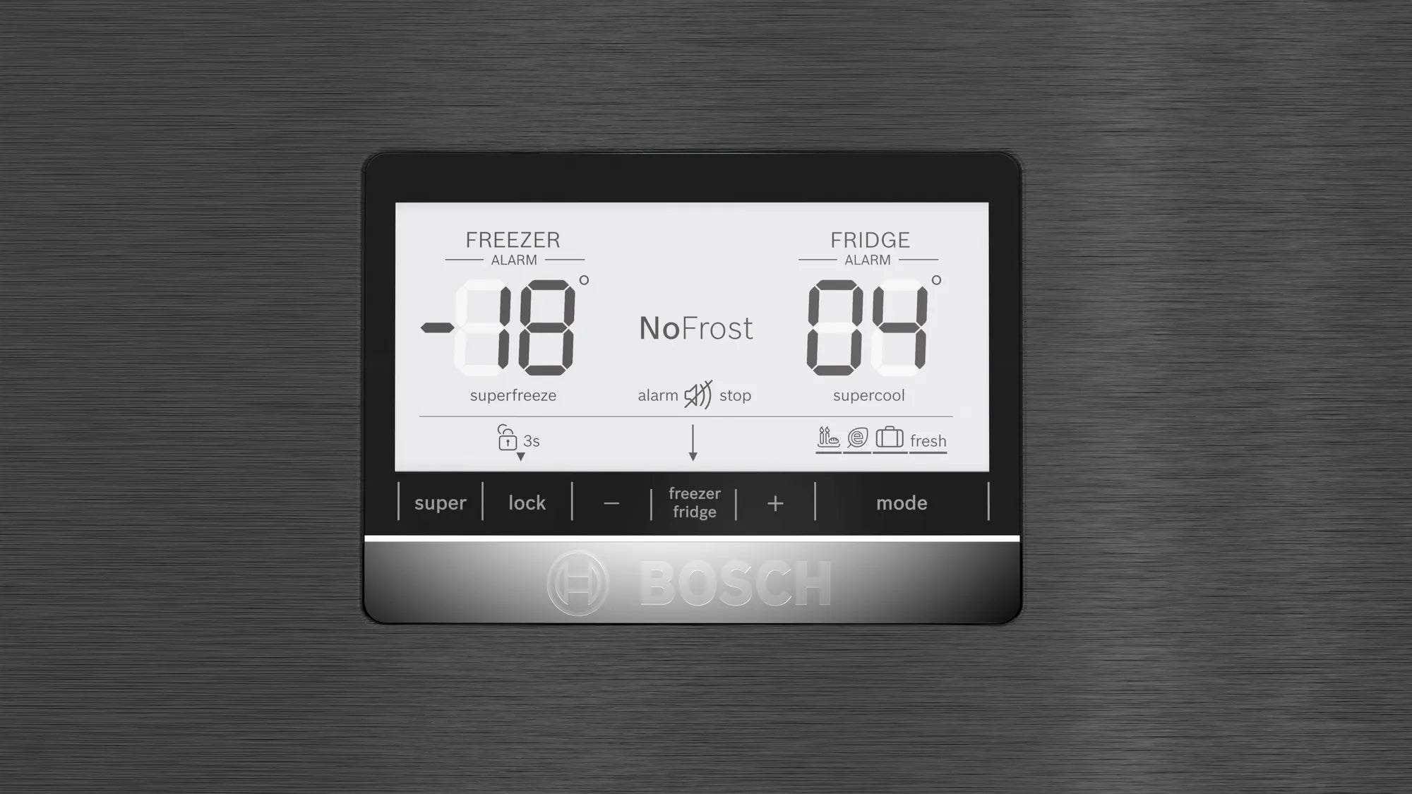 Bosch Bosch Serie 6 KGN76AXDR réfrigérateur-congélateur Pose libre 406 L Noir
