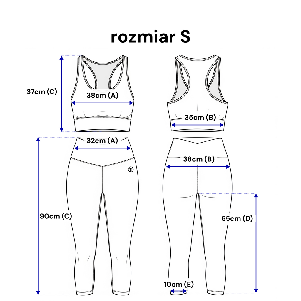 Ensemble de sport composé d'un legging et d'un haut - tissu jersey élastique à rayures