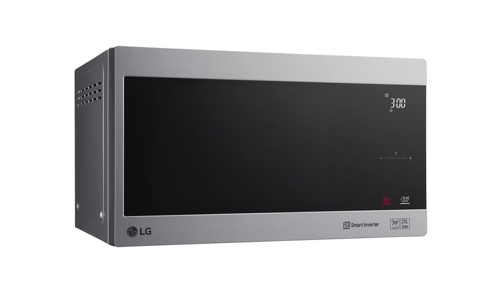 LG MS2595CIS micro-onde Argent, Acier inoxydable Micro-onde simple Comptoir 25 L 1000 W