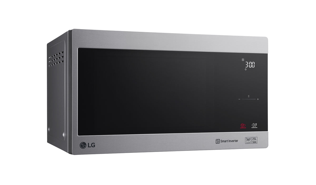 LG MS2595CIS micro-onde Argent, Acier inoxydable Micro-onde simple Comptoir 25 L 1000 W