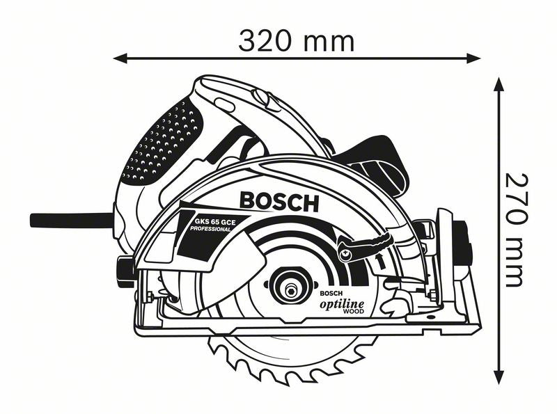Bosch Bosch Scie circulaire GKS 65 GCE Professional