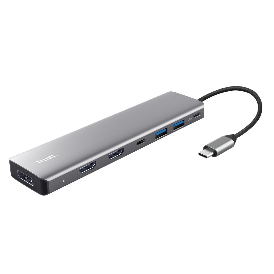Trust 25661 Hub USB Type-C en Aluminium avec HDMI et USB 3.2 Gen 1