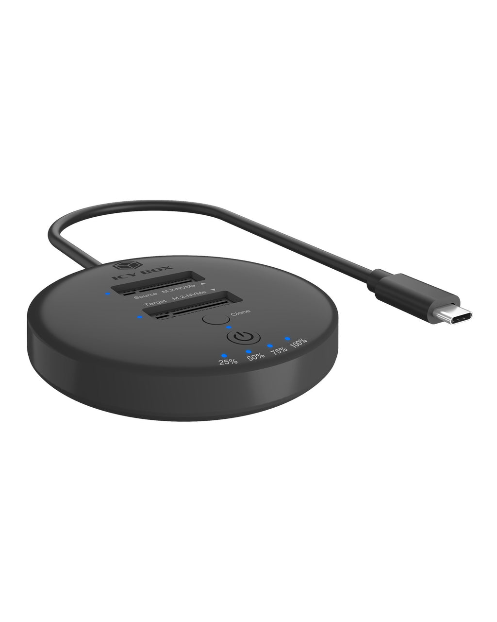 ICY BOX IB-1612MCL-C31 USB 3.2 Gen 2 (3.1 Gen 1) Type-C Noir