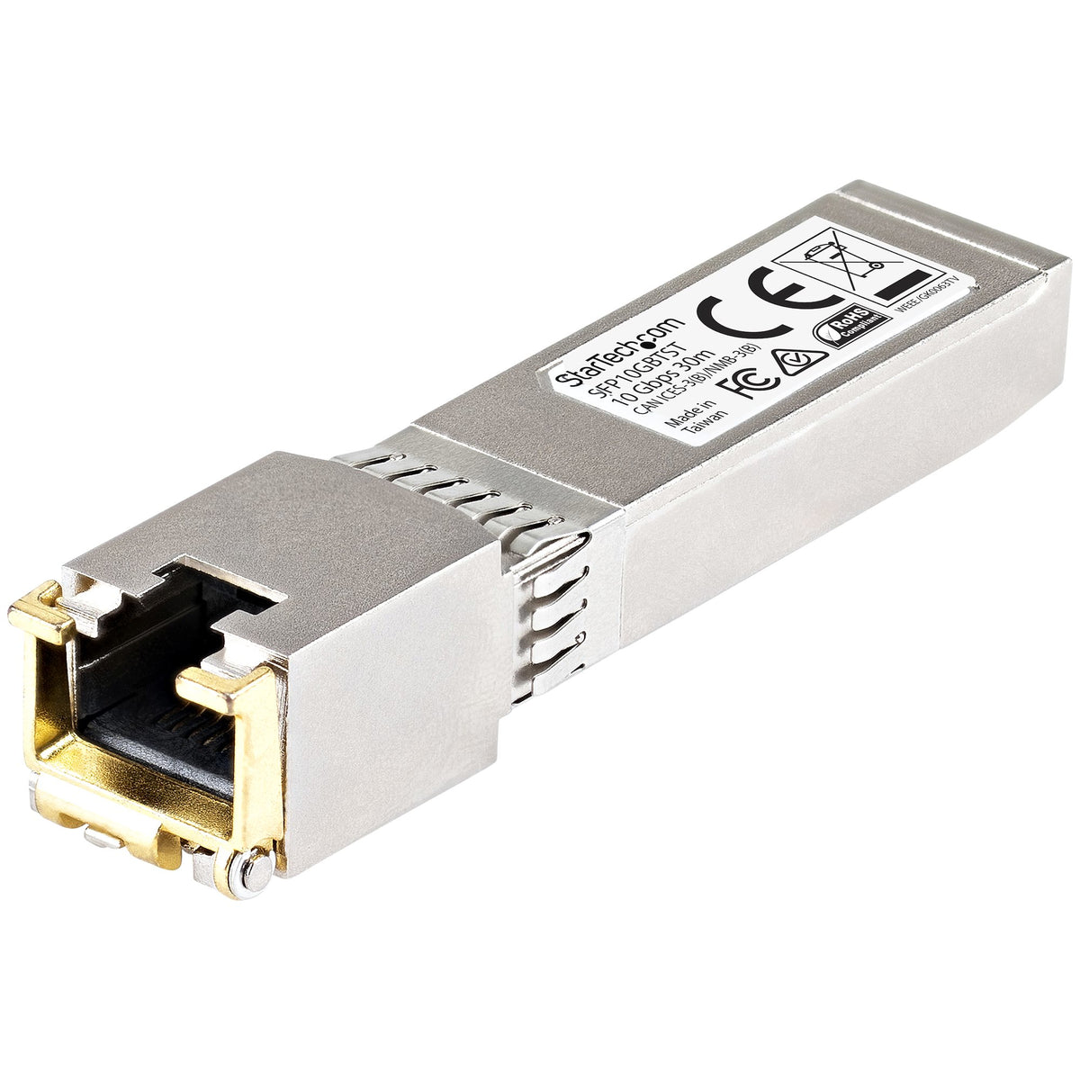StarTech.com Module SFP+ RJ45 Compatible 10GBASE-T 10Gbps Cuivre 30m