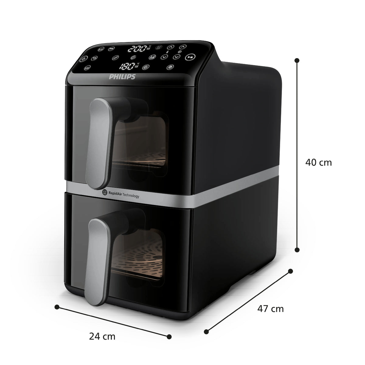 Philips 4000 series Airfryer à deux paniers superposés série 4000