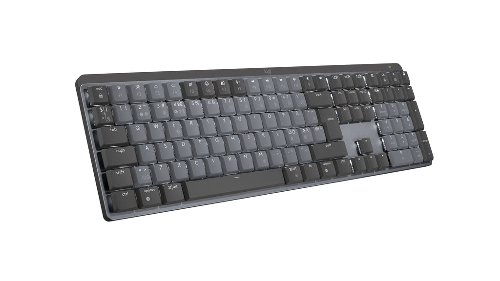 Logitech 920-010754 teclado Oficina RF Wireless + Bluetooth QWERTY Nórdico Grafito