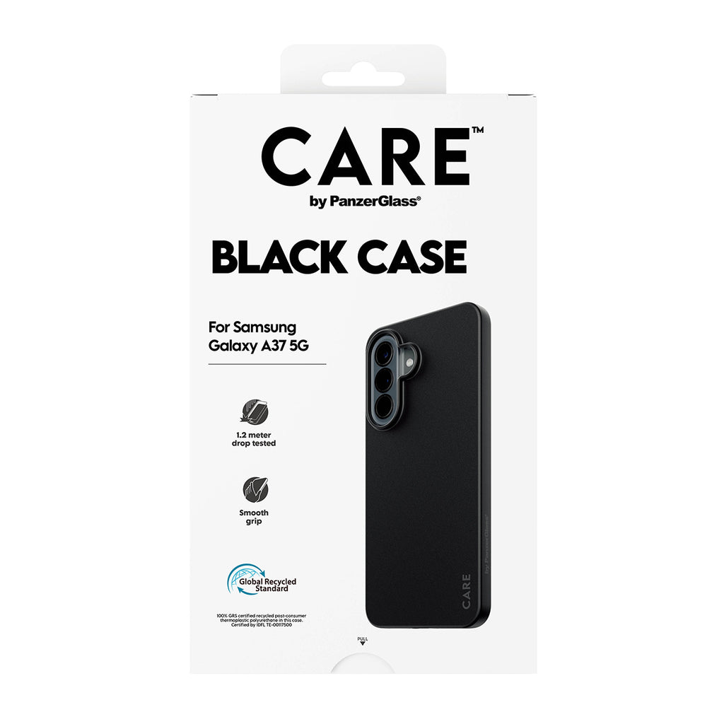 PanzerGlass CR12935 Coque de Protection Housse pour Samsung Galaxy A37 6.7", Noir