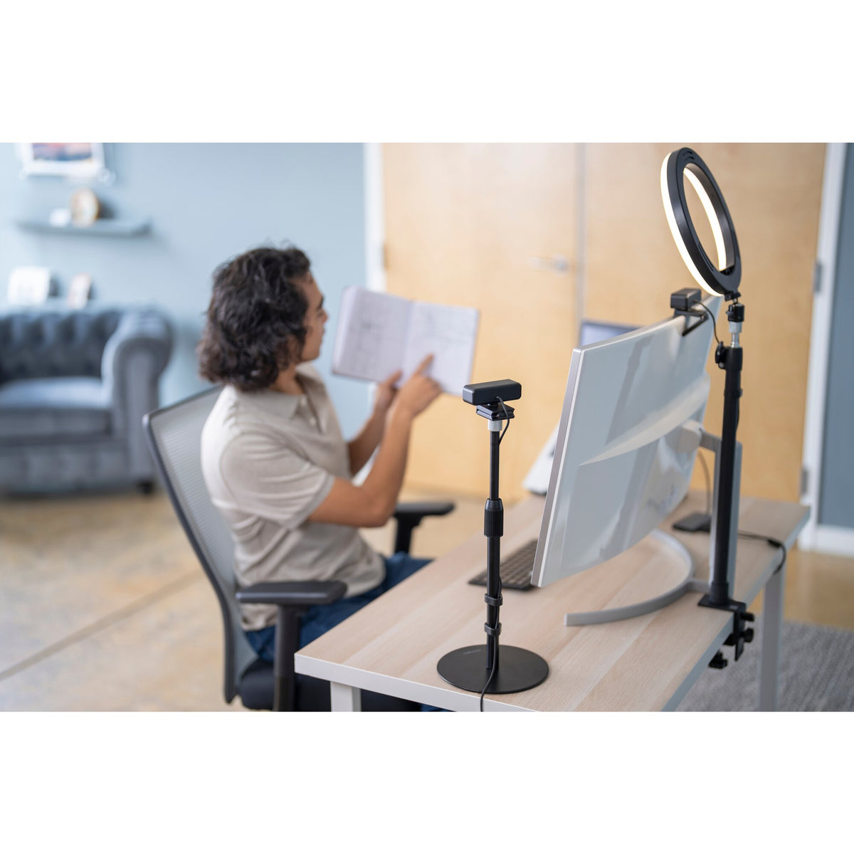 Kensington A1010 Support télescopique de bureau pour webcam