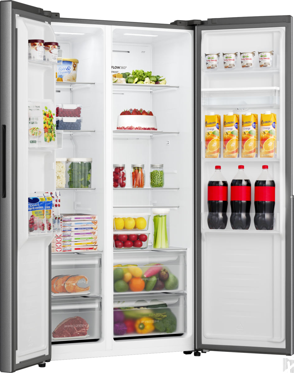 Gorenje NRS917E41XWD frigo américain Pose libre 541 L Gris