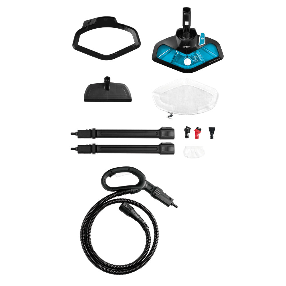 Polti Vaporetto Smart 100_B Nettoyeur vapeur traineau 1500 W Bleu, Blanc