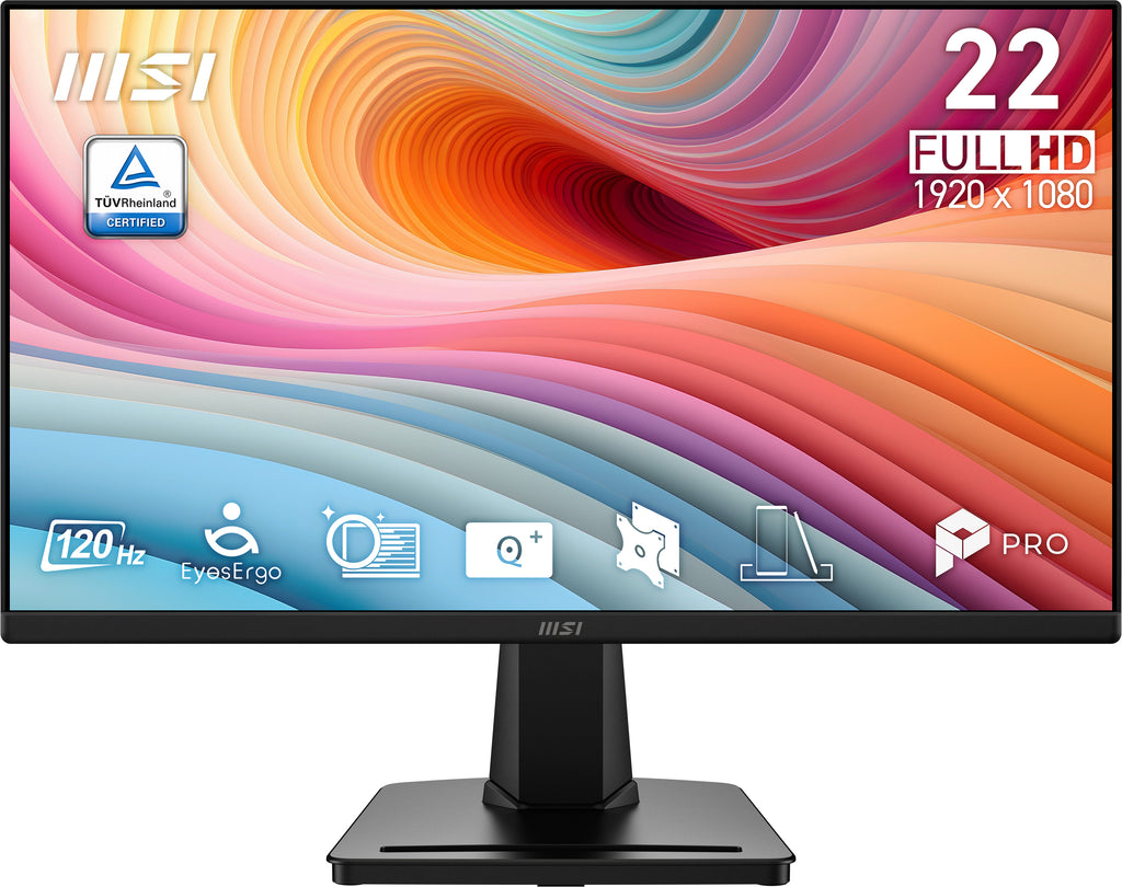 MSI PRO MP225 E12VL écran plat de PC 54,5 cm (21.4") 1920 x 1080 pixels Full HD Noir