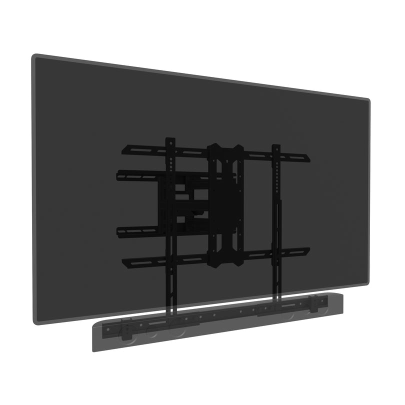 Multibrackets 7895 Support Mural pour Haut-parleurs et TV, Noir