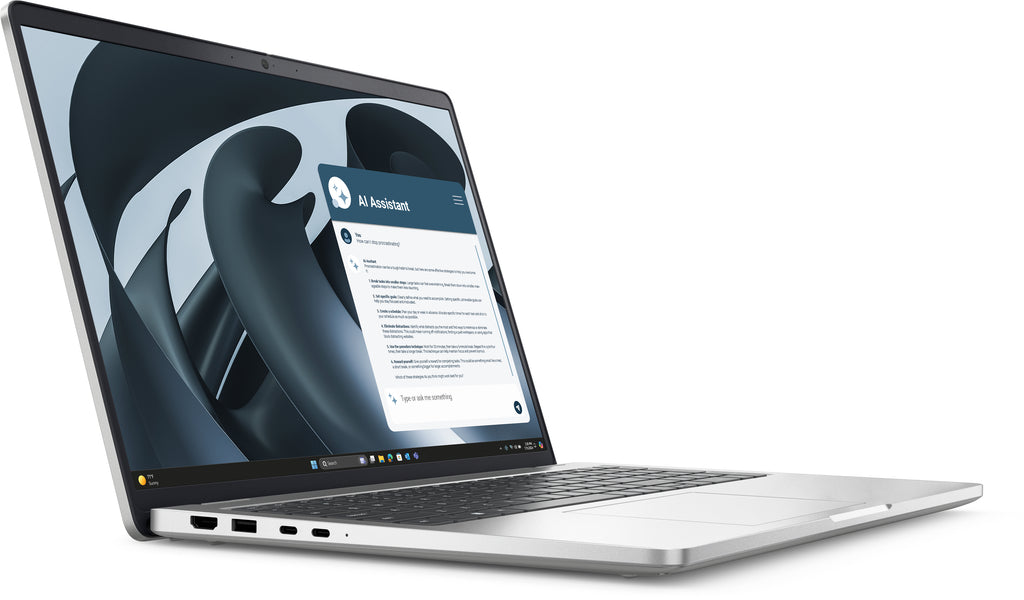 DELL Pro 16 Plus PB16255 Copilot+ PC AMD Ryzen™ 5 PRO 230 Ordinateur portable 40,6 cm (16") Full HD+ 32 Go LPDDR5x-SDRAM 1 To SSD Wi-Fi 7 (802.11be) Windows 11 Pro Allemand Aluminium