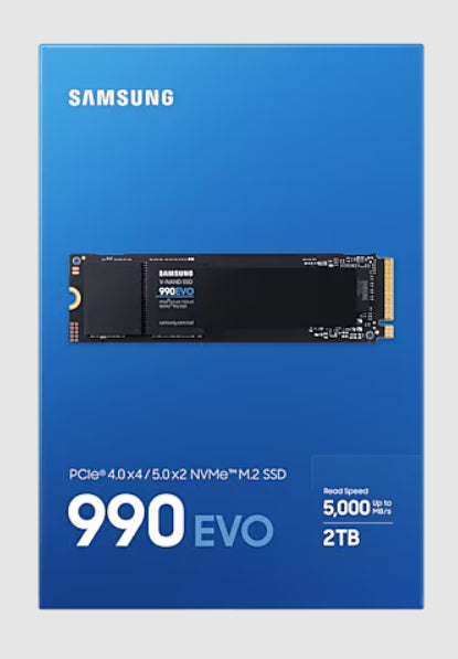 Samsung Samsung 990 EVO 2 To M.2 PCI Express 4.0 NVMe V-NAND TLC