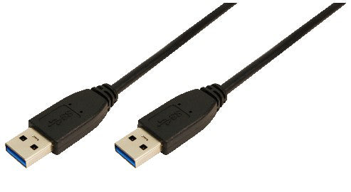 LogiLink CU0038 câble USB USB 3.2 Gen 1 (3.1 Gen 1) 1 m USB A Noir